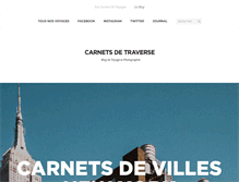 Tablet Screenshot of carnets-de-traverse.com